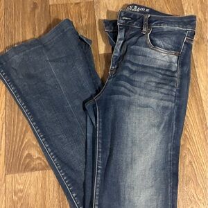 American Eagle Outfitters Women's Blue Flare Jeans